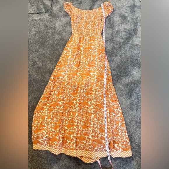 NWT Free People Ultraviolet Floral Cotton Maxi Dress Women Size Small - Picture 7 of 9